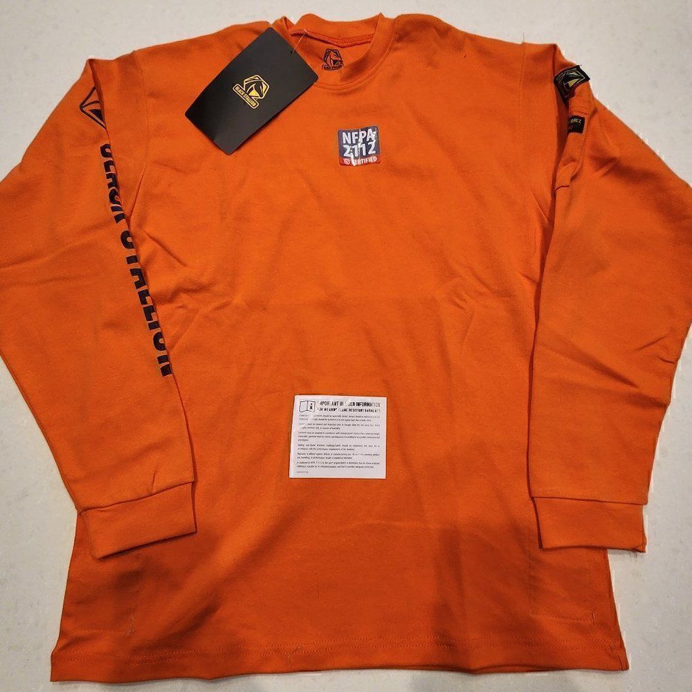 Black Stallion NFPA 2112 certified long sleeved tee.  Size M